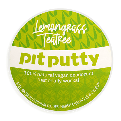 Lemongrass Tea Tree Pit Putty Tin - Front