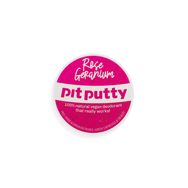 Rose Geranium Pit Putty Mini Tin - Front