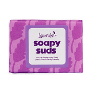 Lavender Soapy Suds - Natural shower soap that's plastic free and family friendly
