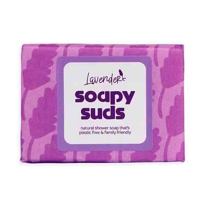 Lavender Soapy Suds - Natural shower soap that's plastic free and family friendly